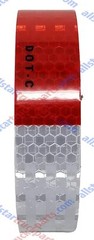 Conspicuity Tape DOT-C2 Reflective Truck Trailer Safety Red White: 1″/2″/3″ Wide