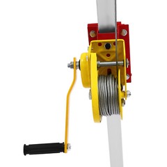 Confined Space Tripod Kit w/ 1200lb Winch 5-6.5ft Adjustable Legs Rescue Tripod