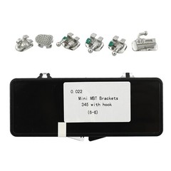 10 Kits Orthodontic Brackets 1st Molar Tubes Dental Braces Roth MBT 022 345 6-6
