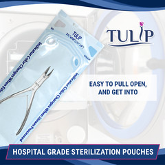 2000 Sterilization Pouches 2.75″ x 10″ Nail Bags Sterilizer Sterile Autoclave