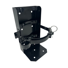 Amerex 810 – 7″ 20LB Fire Extinguisher Bracket – Black – Heavy Duty (Set of 2)