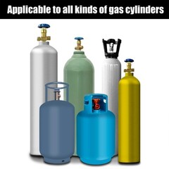 TECWAP 2PCS Propane Tank Holder, Gas Cylinder Wall Mounted Bracket, ABS Holde…