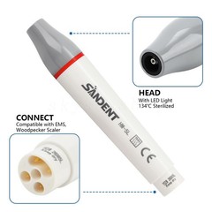 1-5PCS LED Detachable Handpiece Dental Scaler Handle HW-5L for Cavitron EMS