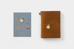 TRAVELER’S notebook Starbucks Reserve Roastery Camel passport size Set of 8