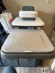 HTVRONT Automatic Heat Press 2-Digit 15×15 Auto T-Shirt Printing Machine White