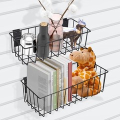 Heavy-Duty Slatwall Baskets & Hooks Slatwall Accessories Standard Slatwall