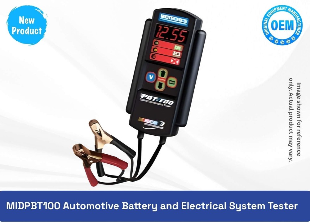 MIDPBT100 Automotive Battery and Electrical System Tester