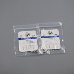 4 Pc Dental Buccal Tube Bondable Orthodontics Non-Convertible 1st Molar Roth 018