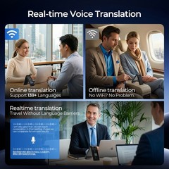 iTour Dual-Screen Real-Time Language Translator Device for Business Travel Learn