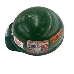 Vintage Original MSA Skullgard Green Fiberglass Hard Hat Cap Size MEDIUM