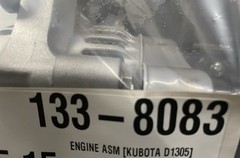 New Toro/ Kubota Engine 133-8083,1J991-24000 Model 1J99124000, D1305-EF03