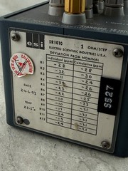 ESI SR 1010 – 1 Resistance Standard Transfer 1 Ohm/step