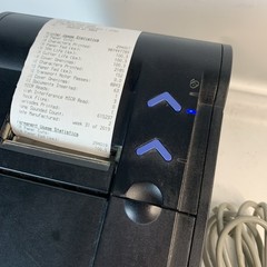 Toshiba 6145-2TC Dual Station Thermal Printer – with Power/Data Cable + Manual