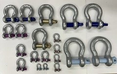 Screw Pin Anchor Shackle Clevis D Ring Bow Lifting Pulling Sizes 3/16″ to 2″®️🆕