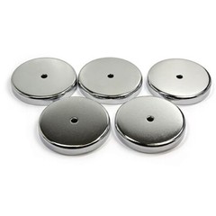 5-Pack 2″ RB50 C8 Ceramic Ferrite Round Base Magnet Anti-Corrosion Chrome