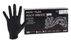 Microflex Black Dragon Powder Free Nitrile Exam Gloves – XL – Case, 1000 Gloves