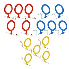 5 Set Dental Sensor Holder X-Ray Aiming Ring Positioning/Bitewing/Anterior/Endo