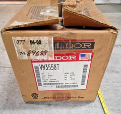 BALDOR RELIANCE VM3558T MOTOR 2HP 1750 RPM 3PHASE 60HZ 3524M TYPE TEFC, 0180J