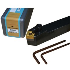 MSDNN2020K12 20x125L 45° Lathe Index External Turning Tool Holder+1pc SNMG120408