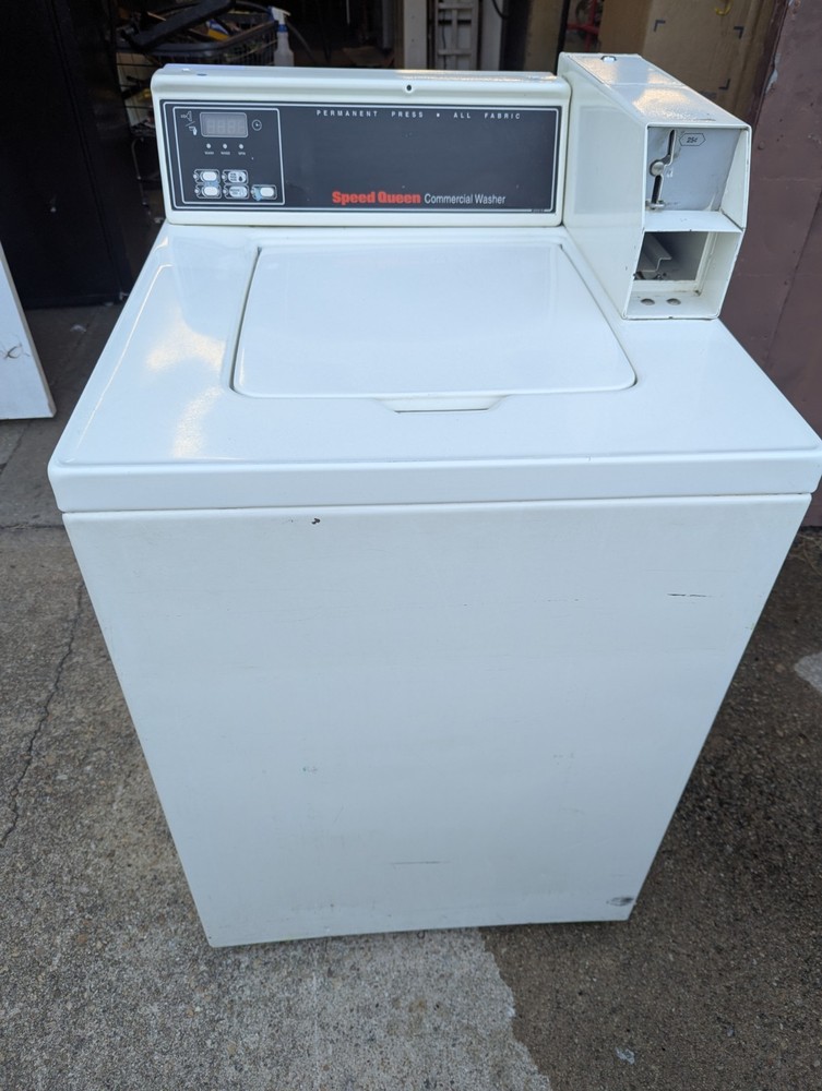 Speed Queen Commercial Coin Op Top Load Washer 1PH 120V 60HZ – Digital Coin Drop
