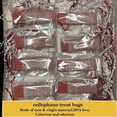 Crystal Clear 100 Pack 5×7″ Resealable Cello Bags – Ideal for Cookies & Crafts