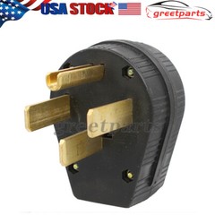 Fits NEMA 14-50p 50A 125-250V 4-Holes Plug DH Industrial Grade Straight Blade US