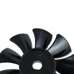 550W/750W 115mm Dia 9 Vane Air Compressor Replacement Fan Black