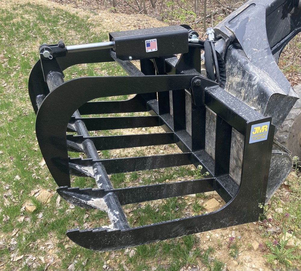 48″ Root Grapple for Skid Steer/Tractor-Brush Grapple for Bobcat, Case, Cat, etc