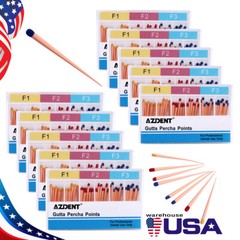 Dental Absorbent Paper Points/Gutta Percha Points For Eododontic Root Canal