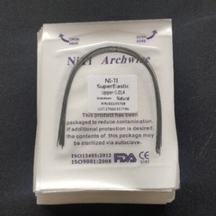 Dental Orthodontic Super Elastic NITI Arch Wires Round Natural Form Arcs Wire