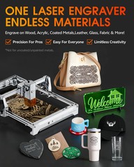 K15Pro 7W Laser Engraver for Wood Acrylic Leather Beginner Friendly
