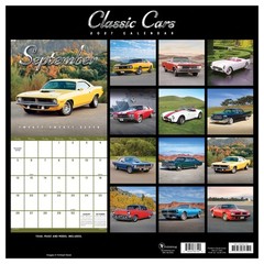 2027 Classic Cars Wall Calendar