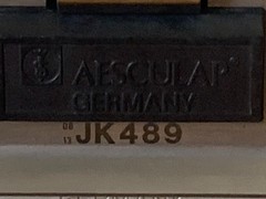 Aesculap JN440 Surgical Sterilization Case with Lid JK489 Germany