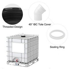 45° IBC Filter With Lid for Rain Water Tank Plastic Filter Cover Durable
