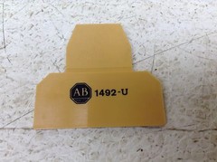 Allen Bradley 1492-U Yellow Wire Terminal End Phoenix D-UKK3/5 1492U Lot of 8