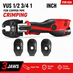 For milwaukee M12 press jaws 2473 Universal Crimping Jaw Ring Set 1/2 3/4 1″