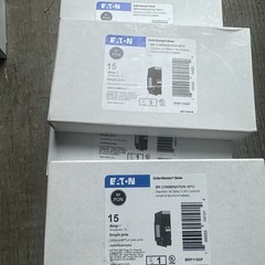 Eaton BRP115AF 120/240V 15A Single Phase Circuit Breaker