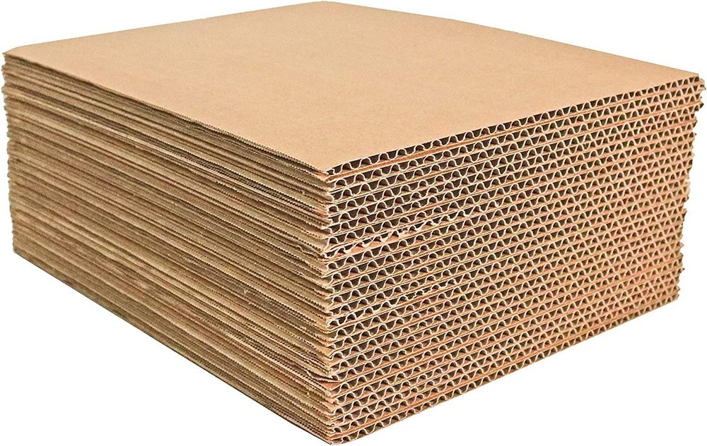 25 8.5×11 Cardboard Corrugated Pads Inserts Filler Sheet 8.5 x 11