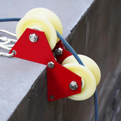 Lifting Pulley System Roof Top, Rope Block and Tackle Pulley System for Lifting