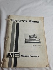 Massey Ferguson MF 300 Combine Owner’s Operator’s Manual 690 553 M9 10/80 #DMG