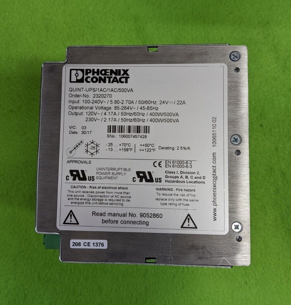 Phoenix Contact QUINT-UPS/1AC/1AC/500VA (*)