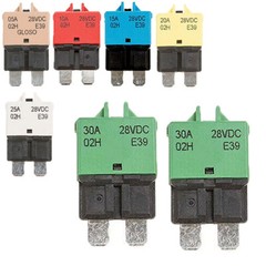 5PC 5A-30A Circuit Breakers Resettable Blade Type Fuse Car Truck Boat Marine