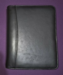 🔥Kirkland Signature Premium Leather 7-Ring Binder New Classic Planner Zip Case