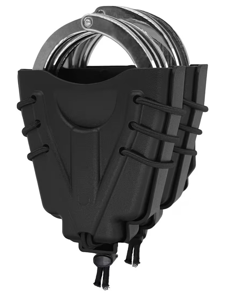 Molle Handcuff Pouch, Cuff Case for Duty Belt Vest, Fit Standard, 2 Cuffs