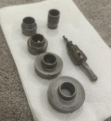 Greenlee 660 Quick Change carbide tipped hole cutter kit, 1/2″-1 1/2″