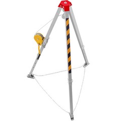 VEVOR Confined Space Tripod Kit Rescue Tripod Fall Arrest 4-7 ft Legs 1200 lbs