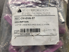 Lot of 10 CM-EVA-17 Chemetron Male Quick Connect WAGD Adaptor.