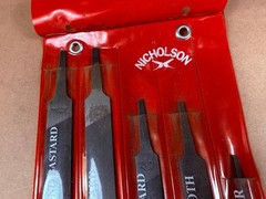 Used – Read – Nicholson Apex 5 Piece General Purpose File Set 6″, 8″, 10″ 22040