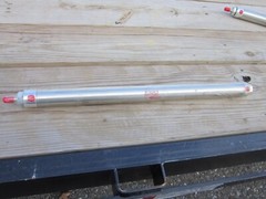 New Bimba Stainless Air Cylinder, 1719-DX, Double Acting, 1.5″ Bore x 19″ Stroke
