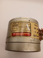 Daven TA 1000 4 Potentiometer Attenuator Good With Knob and Escutcheon